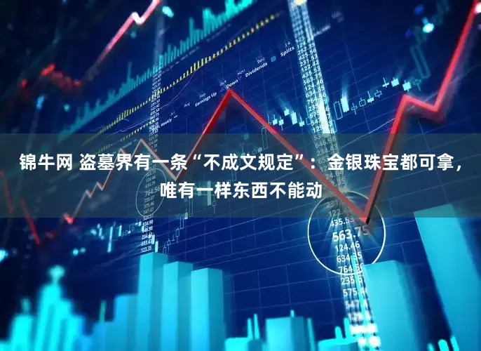 锦牛网 盗墓界有一条“不成文规定”：金银珠宝都可拿，唯有一样东西不能动
